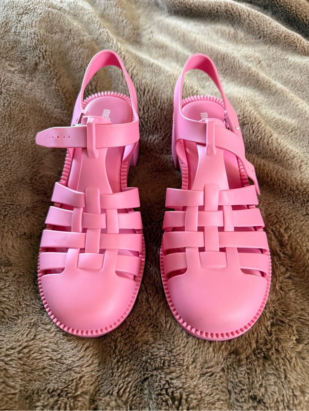 Melissa Pink Jelly Fisherman Sandals